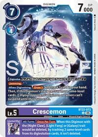 Crescemon - Cyber Eden - Digimon Card Game card