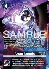 Arata Sanada (Alternate Art) - Cyber Eden - Digimon Card Game card