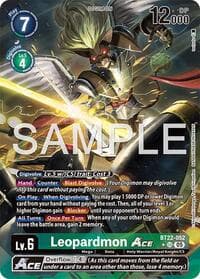 Leopardmon ACE (Alternate Art) - Cyber Eden - Digimon Card Game card