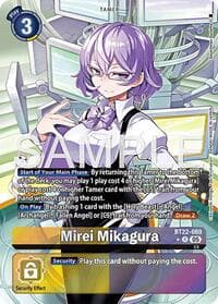 Mirei Mikagura (Alternate Art) - Cyber Eden - Digimon Card Game card