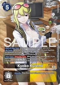 Kyoko Kuremi (Alternate Art) - Cyber Eden - Digimon Card Game card
