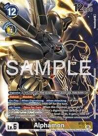 Alphamon (Alternate Art) - Cyber Eden - Digimon Card Game card