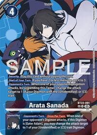 Arata Sanada (SP) - Cyber Eden - Digimon Card Game card