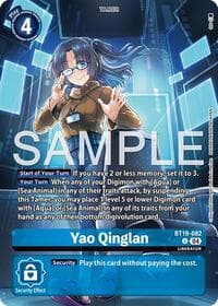 Yao Qinglan (Digimon Liberator Debuggers Set) - Release Special Booster 2.0 - Digimon Card Game card