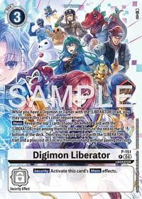 Digimon Liberator - P-151 (Digimon Liberator Debuggers Set) - Digimon Promotion Cards - Digimon Card Game card