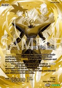 Zamasu // Fused Zamasu, Insanity From Justice (Championship Golden Card 2025 Vol.2) - Promotion Cards - Dragon Ball Super: Masters card