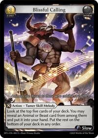 Blissful Calling - Supporter Pack 3 - Grand Archive TCG card