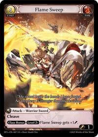 Flame Sweep - Supporter Pack 3 - Grand Archive TCG card