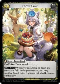 Forest Cake - Supporter Pack 3 - Grand Archive TCG card