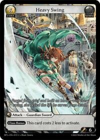Heavy Swing - Supporter Pack 3 - Grand Archive TCG card