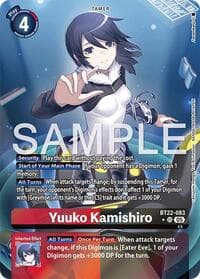 Yuuko Kamishiro (Alternate Art) - Cyber Eden - Digimon Card Game card
