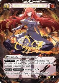 Inzali, Unshackled Blaze (CSR) - Supporter Pack 3 - Grand Archive TCG card