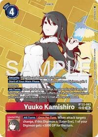 Yuuko Kamishiro (SP) - Cyber Eden - Digimon Card Game card