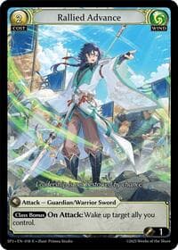 Rallied Advance - Supporter Pack 3 - Grand Archive TCG card