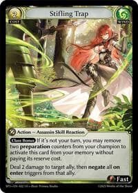 Stifling Trap - Supporter Pack 3 - Grand Archive TCG card