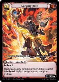 Surging Bolt - Supporter Pack 3 - Grand Archive TCG card