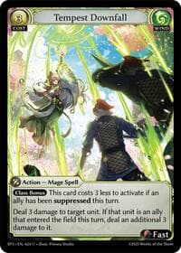 Tempest Downfall - Supporter Pack 3 - Grand Archive TCG card