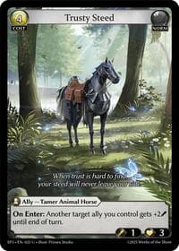 Trusty Steed - Supporter Pack 3 - Grand Archive TCG card