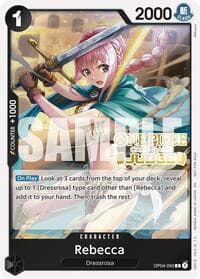 Rebecca (Judge Pack Vol. 6) - One Piece Promotion Cards - One Piece Card Game card