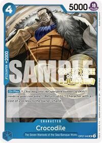 Crocodile (Judge Pack Vol. 6) - One Piece Promotion Cards - One Piece Card Game card