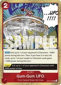 Gum-Gum UFO (Judge Pack Vol. 6) - One Piece Promotion Cards - One Piece Card Game card