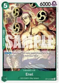 Enel (Judge Pack Vol. 6) - One Piece Promotion Cards - One Piece Card Game card