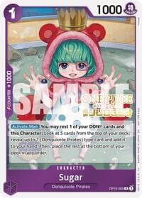 Sugar (Judge Pack Vol. 6) - One Piece Promotion Cards - One Piece Card Game card