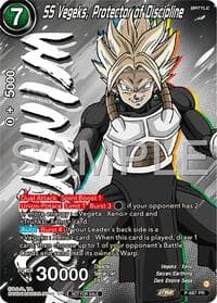SS Vegeks, Protector of Discipline (Tournament Pack Vol.12) (Winner) - Tournament Promotion Cards - Dragon Ball Super: Masters card