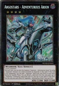 Argostars - Adventurous Arion (Starlight Rare) - Duelist's Advance - YuGiOh card