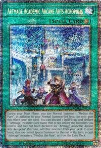 Artmage Academic Arcane Arts Acropolis (Starlight Rare) - Duelist's Advance - YuGiOh card