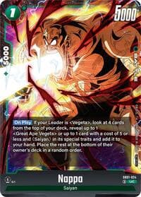 Nappa (Limited Pack 02) - Tournament and Championship Promos - Dragon Ball Super: Fusion World card