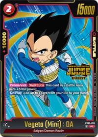 Vegeta (Mini) : DA (Judge Pack (Event Judge) 04) - Tournament and Championship Promos - Dragon Ball Super: Fusion World card