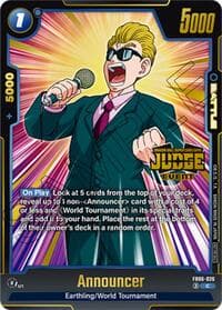 Announcer (Judge Pack (Event Judge) 04) - Tournament and Championship Promos - Dragon Ball Super: Fusion World card
