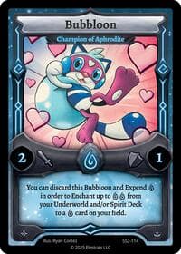 Bubbloon - Champion of Aphrodite - Shattered Stars Chapter 2 [SS2] - Elestrals card