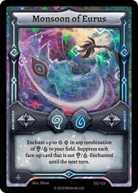 Monsoon of Eurus - Shattered Stars Chapter 2 [SS2] - Elestrals card