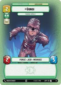 Gungi - Finding Himself (Foil) - Legends of the Force: Weekly Play Promos - Star Wars: Unlimited card