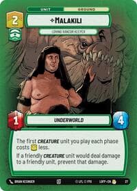 Malakili - Loving Rancor Keeper (Foil) - Legends of the Force: Weekly Play Promos - Star Wars: Unlimited card