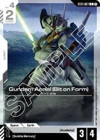 Gundam Aerial (Bit on Form) - Starter Deck 01: Heroic Beginnings - Gundam Card Game card