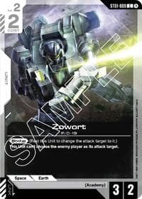 Zowort - Starter Deck 01: Heroic Beginnings - Gundam Card Game card