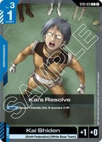 Kai's Resolve - Starter Deck 01: Heroic Beginnings - Gundam Card Game card