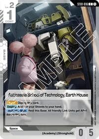Asticassia School of Technology, Earth House - Starter Deck 01: Heroic Beginnings - Gundam Card Game card