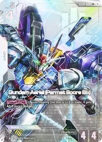 Gundam Aerial (Permet Score Six) (LR+) - Starter Deck 01: Heroic Beginnings - Gundam Card Game card