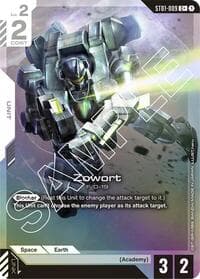 Zowort (C+) - Starter Deck 01: Heroic Beginnings - Gundam Card Game card