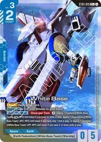 White Base (C+) - Starter Deck 01: Heroic Beginnings - Gundam Card Game card