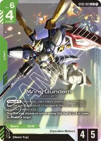 Wing Gundam - Starter Deck 02: Wings of Advance - Gundam Card Game card