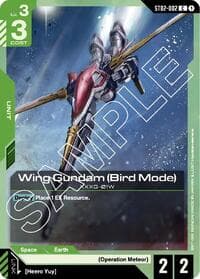 Wing Gundam (Bird Mode) - Starter Deck 02: Wings of Advance - Gundam Card Game card