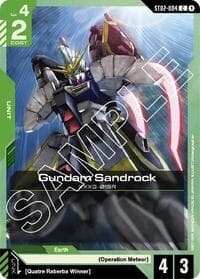 Gundam Sandrock - Starter Deck 02: Wings of Advance - Gundam Card Game card