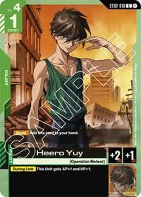Heero Yuy - Starter Deck 02: Wings of Advance - Gundam Card Game card