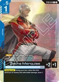 Zechs Merquise (C+) - Starter Deck 02: Wings of Advance - Gundam Card Game card