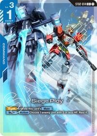 Siege Ploy (C+) - Starter Deck 02: Wings of Advance - Gundam Card Game card